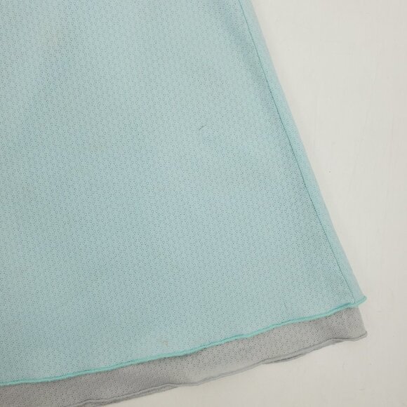 Patagonia Layered Mesh Padded Halter Top‎ Aqua Blue/Grey Small - Picture 3 of 9